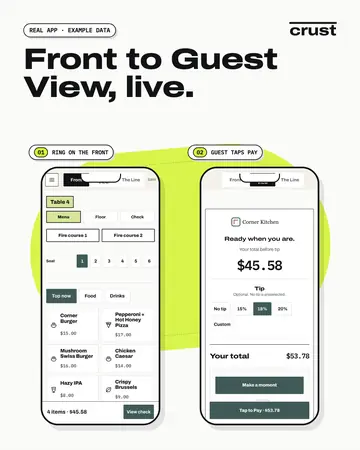 POS ad card 3 of 4: the app screen