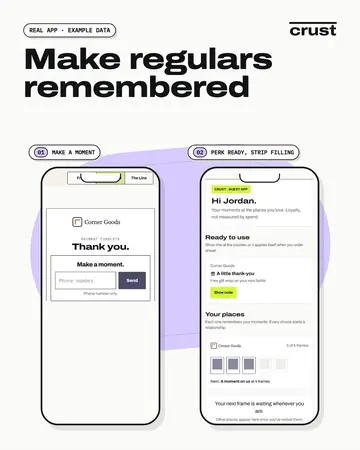 Moments ad card 3 of 4: the app screen