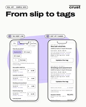 Snap ad card 3 of 4: the app screen