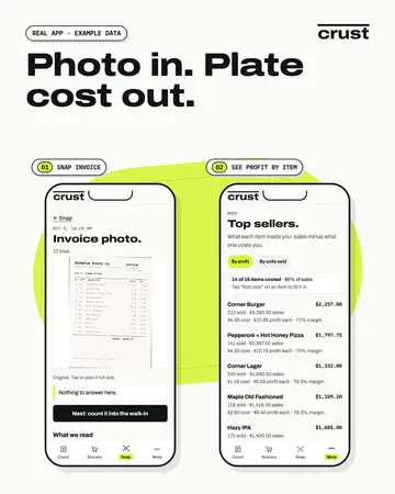 Snap ad card 3 of 4: the app screen