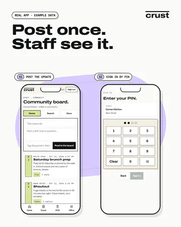 Team ad card 3 of 4: the app screen